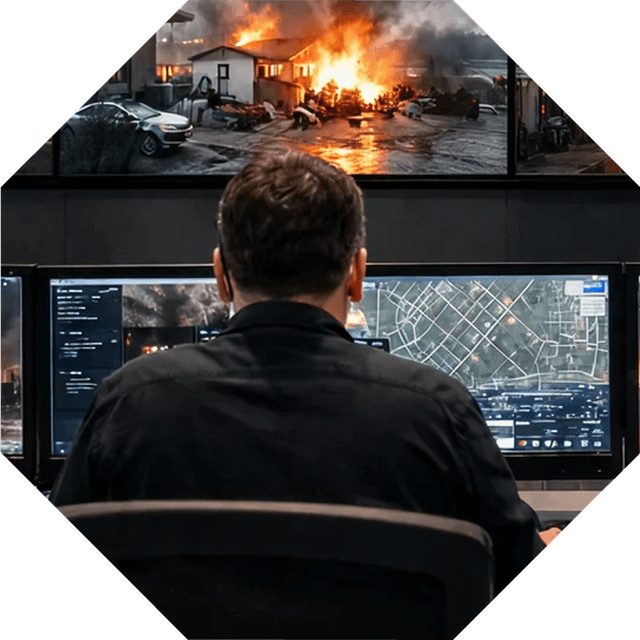 화재 모니터링 서비스