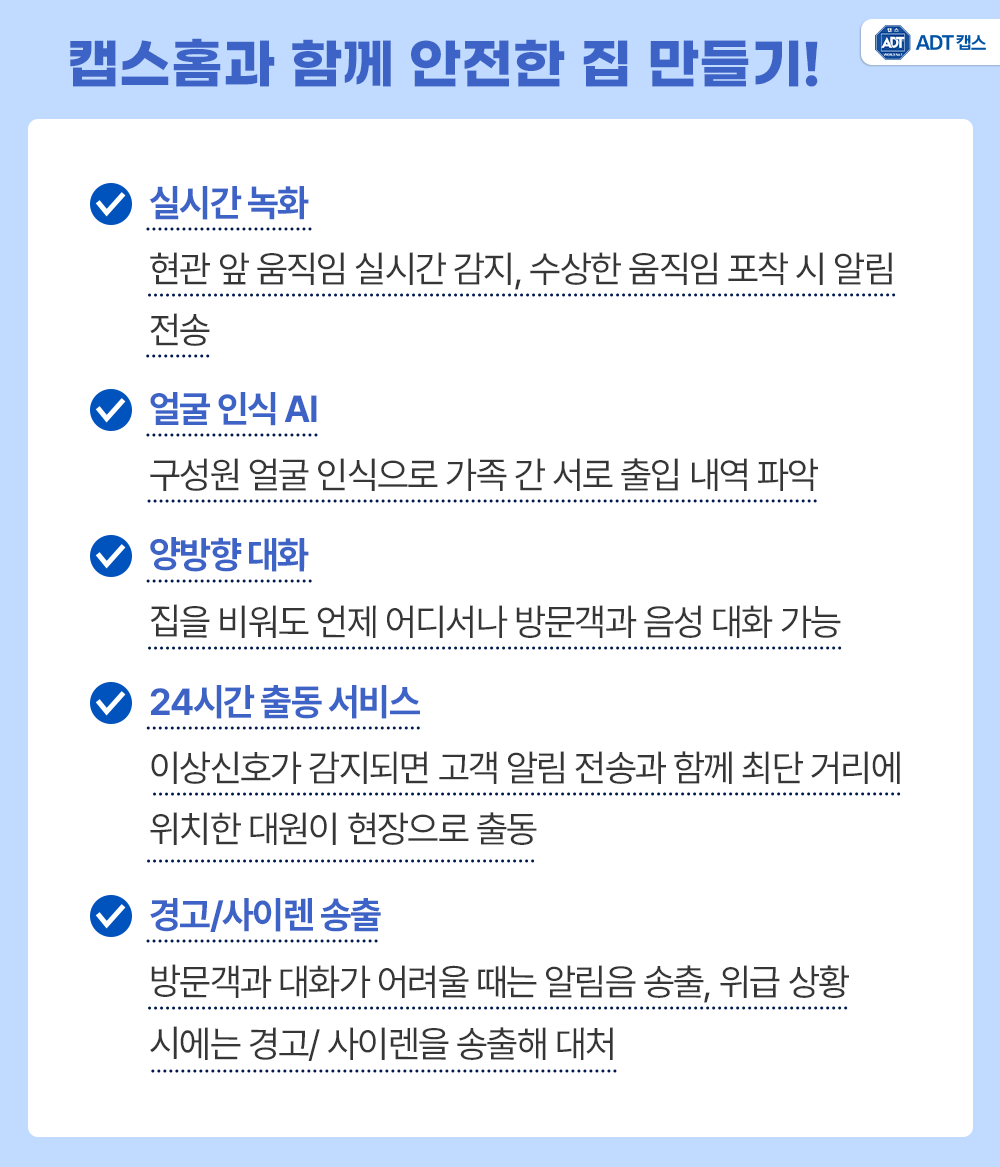 여성 1인가구, 현관 CCTV, 캡스홈 도어가드, 스토킹 대처